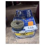 one case of schrail faster fastener coil