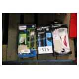 3 electric shavers
