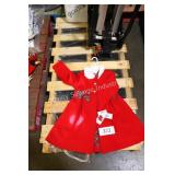 sz 5 girls christmas dress