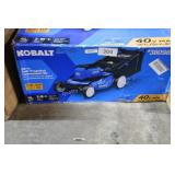 kobalt 40v push mower (batt/ch in office)