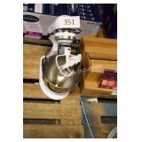 white kitchen aid mixer