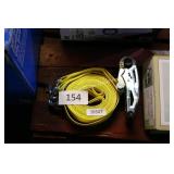 yellow ratchet strap