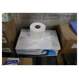 6 white paper towel rolls
