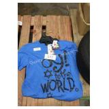 3 joy to the worlds shirts asst szs
