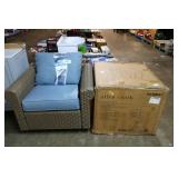 2 allen+roth swivel glider chairs