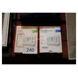 2 honeywell thermostats