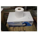 6 white paper towel rolls