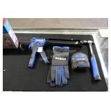 4pc kobalt tools /gloves (display)