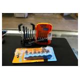 spyder 10pc drill bit set & 6pc socket (display)