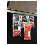 5 asst sz chain saw blades (display)