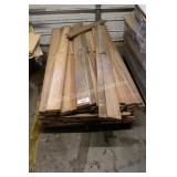 skid of wooden trim/molding