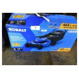 kobalt 40v push mower (batt/ch in office)