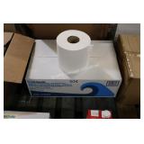 6 white paper towel rolls