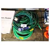 2 waterhose and sprinklers