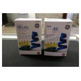 2/100ct led clear lights (display)