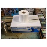 6 white paper towel rolls