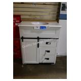 30" vanity w top (cracked top)