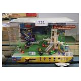 lego super hero lighted display