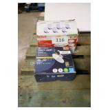 2 recessed light fixtures