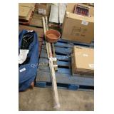 counter trim, spindle & planter