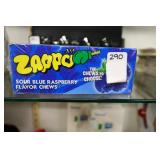 30ct zappo sour blue raspberry chews 11/26