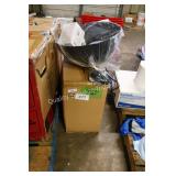 2 blk hanging lights