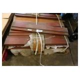 skid of wooden molding/trim