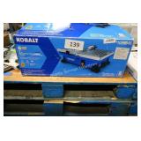 kobalt 7" wet tabletop saw