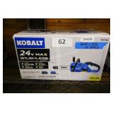 kobalt 24v chainsaw (batt/ch in office)