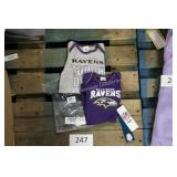baltimore ravens 6-12month l/s onesie