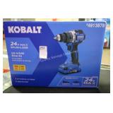kobalt 24v 1/2" drill w/ batt/ch (display)