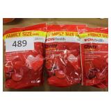 3-160ct cherry flavored cough drops 2/28