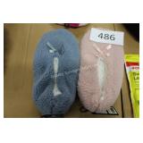 2ct ladies slipper socks asst colors 8-10