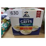 44ct quaker asst flavor instant grits 8/25
