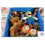 6ct asst plush toys