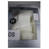 2pc winter hat & gloves set