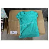 273ct bright jade crew neck kids shirts S/5