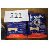 2-44ct breath right nasal strips