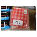 8-3ct plastic table cloths