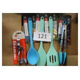 5ct silicone spatula/spoon/tongs & can opener