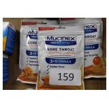 3-40ct mucinex sore throat medicated drops 10/25