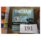 24ct trojan bareskin raw condoms 2/28