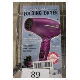 conair 1875W folding hair dryer
