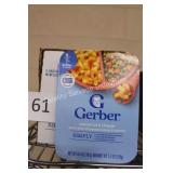 8ct gerber mac&cheese w/peas & carrots for
