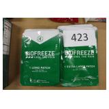 10ct asst size bio freeze pain relief patches