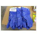 3pr chemical resistant gauntlet gloves L
