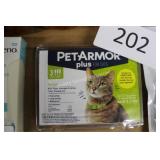 3pk pet armor plus for cats flea/tick treatment