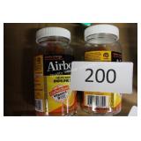 2-63ct airborne immune support gummies 10/25