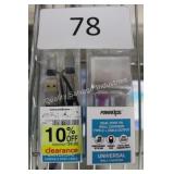 dual port wall charging block & universal