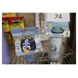 bluey sippy cup & weighted straw trainer cup